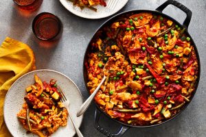 Vegetarian Saffron Paella